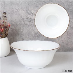 Салатник 300 мл 127 мм Тюльпан  LHBW-50XN (White Gold) уп72
