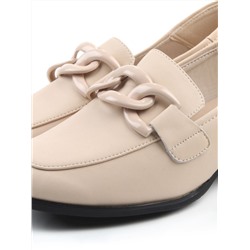06-M27-35 BEIGE Туфли женские (натуральная кожа)