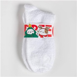 Набор подарочный новогодний «Этель»: плед, носки, 2 игрушки, открытка