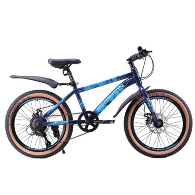 Велосипед 20" рама 12" 7sp COMIRON REBEL ригид морской хаки