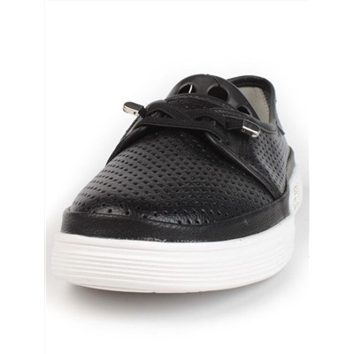 03-A5657 BLACK Полуботинки женские (натуральная кожа)