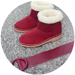 Ab.Zapatos UGY NEW R GRANATE+Ab.Z cinturón 130 napa АКЦИЯ