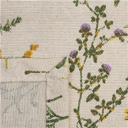 Скатерть декоративная 'Радушная хозяйка (Традиция)' 120х145, рогожка, 100 % хлопок, 'Хербал'