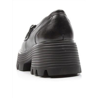 03-5933 BLACK Лоферы женские (натуральная кожа)