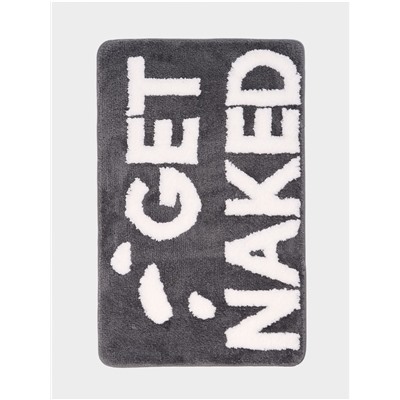Коврик Доляна Get Naked, 50×80 см, микрофибра, темно-серый