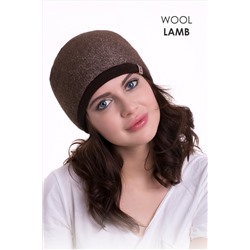 Шапочка с манжетом КОРИЧНЕВЫЙ