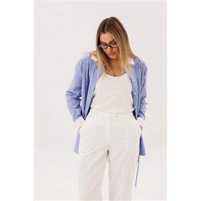 Костюм брючный 5052 голубой