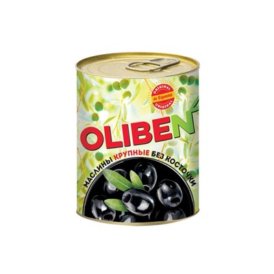 «OLIBEN», маслины крупные без косточки, 290 мл