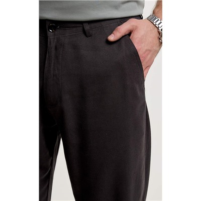 Брюки лен F511-0851 d.grey