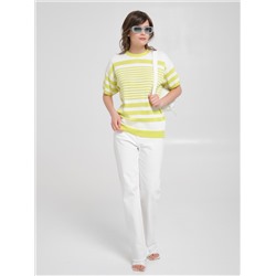 Джемпер вязаный в полоску