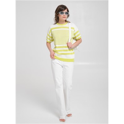 Джемпер вязаный в полоску