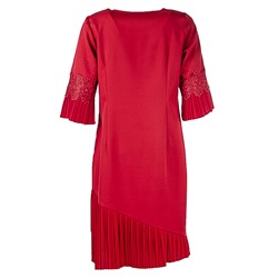 Женское платье миди с кружевом 250566, размер 52, 54, 58