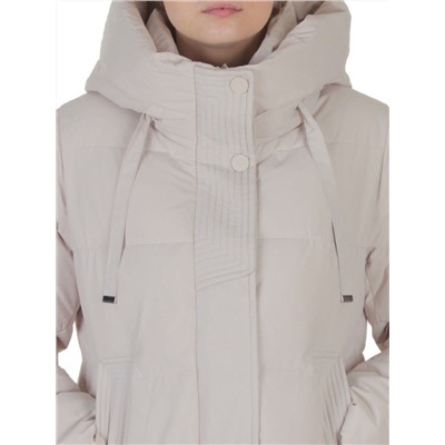 8312 LT. BEIGE Пальто зимнее женское (200 гр. холлофайбер)