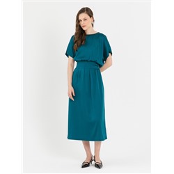 Платье нарядное с широким поясом