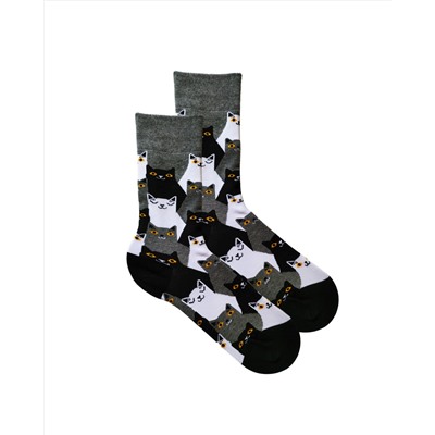 Носки р.35-40 "Cute Animals" Котики и Кошечки