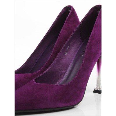 06-A65A-585MD PURPLE Туфли женские (натуральная замша)