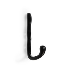 Крючок мебельный CAPPIO PIGTAIL, двухрожковый, цвет черный
