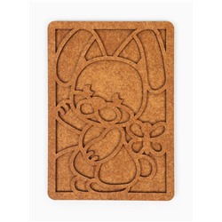 Картина пластилином «Зайка», 21×15 см, набор для творчества