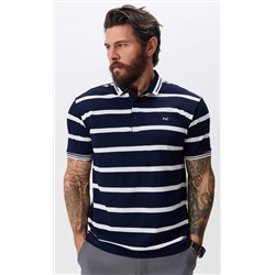 Поло F511-07-208b blue