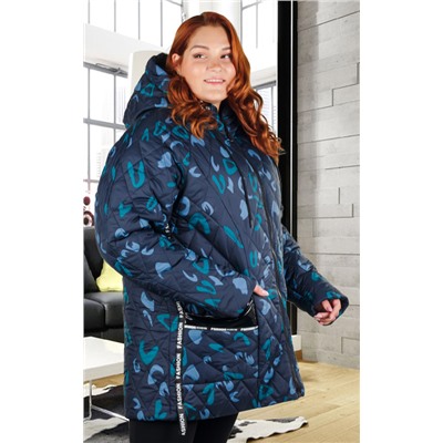 Куртка женская стёганая 252437, размер 54-60