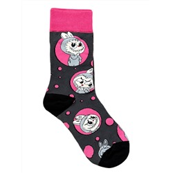 Носки р.35-40 "Trends" Лабубу на розовом