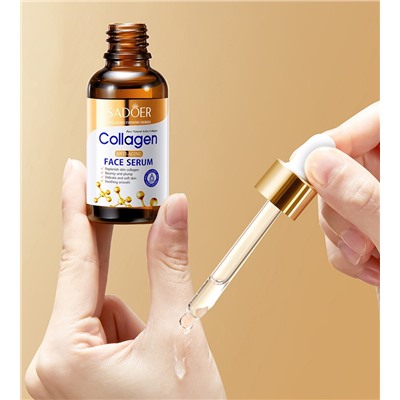 Увлажняющая антивозрастная сыворотка для лица с коллагеном SADOER Collagen Anti-Aging Face Serum, 30 мл.