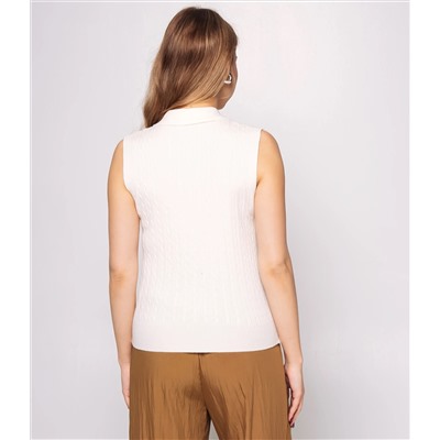 Топ #КТ1078, кремовый