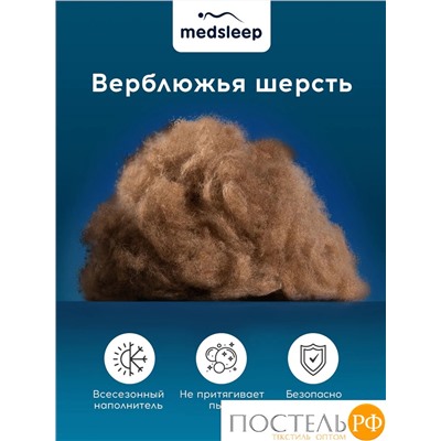 MedSleep SONORA Одеяло 140х200,1пр.,хлопок/вербл.шерсть/микровол.
