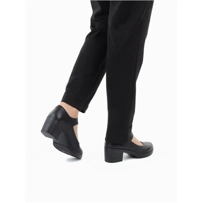 06-DHL104-D1 BLACK Туфли женские (натуральная кожа)