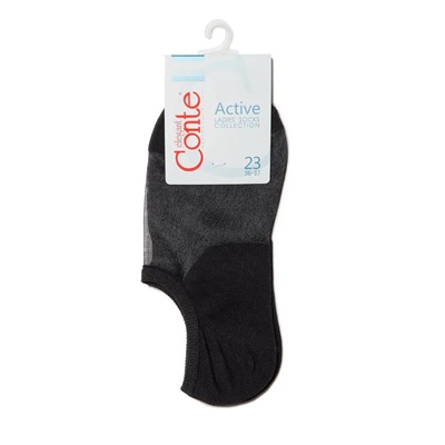 CONTE ELEGANT ACTIVE (ультракороткие) Носки хлопковые