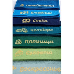 Набор мягких махровых полотенец 7 шт Happy Fox Home