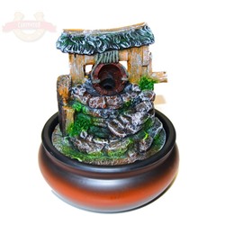Фонтан 220В колодец круглый 20*16см
