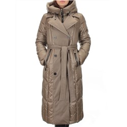A31 DK. BEIGE Пальто зимнее женское ANAVISTA (био-пух)