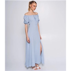 Платье #ОКТ035002, голубой