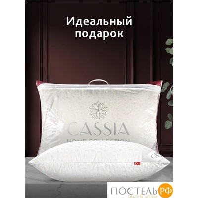 CASSIA СИНТИ Подушка 50х70, 1 пр., см.хл/пух-перо/микроволокно; 900 г