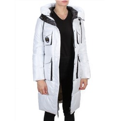 2187 WHITE Куртка зимняя женская AIKESDFRS (200 гр. холлофайбера)