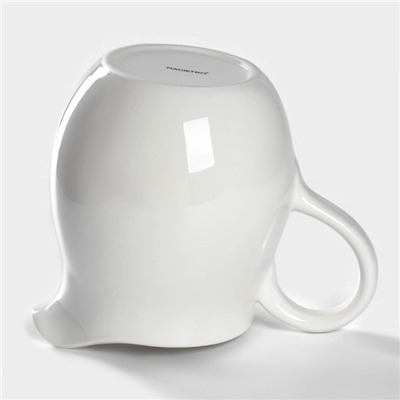 Кувшин для воды Magistro «Бланш», 1.6 л, 15×18 см, фарфор, белый