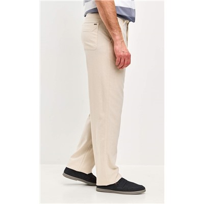 Брюки лен F511-0851 l.beige