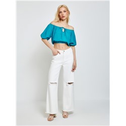 Блузка жен. Freesia_blouse бирюзовый CONCEPT CLUB