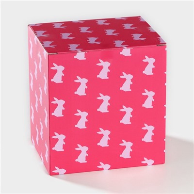 Кружка Доляна «Зайка», 380 мл, керамика, белая