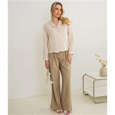 Рубашка #КТ9025 (3), светло-бежевый