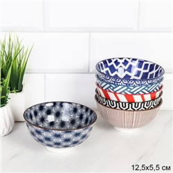 Салатник 12,5x5,5 см / CA350 /уп 120/ керамика