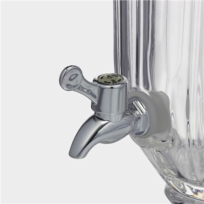 Диспенсер для напитков Magistro «Изыск», 3 л, 17×44,5 см, стекло