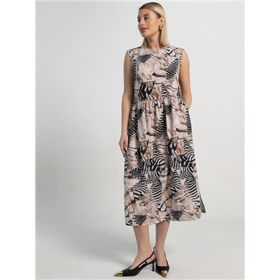 Платье Мелроз (бежевое) П15519-25М