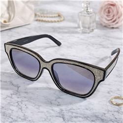 Очки женские солнцезащитные с блестками глиттером, арт.007.374