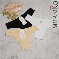 Трусы женские "бикини" бесшовные MilanKo 7113