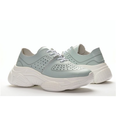 Leidy Shoes 8031 Ботинки голуб нат (прессов) кожа