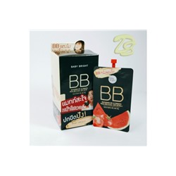 Матирующий BB крем  «Арбуз и Томат» с защитой от солнца SPF 45 PA++ от Baby Bright, Watermelon & Tomato Matte BB Cream SPF 45 PA++, 7 гр (набор 6 шт)