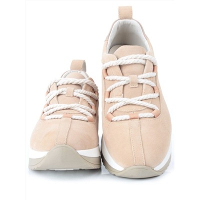 03-5950-6 BEIGE Полуботинки женские (натуральная замша)