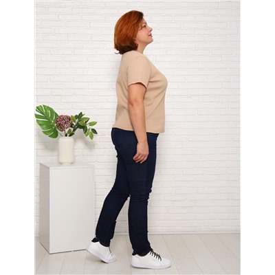 Дубль - футболка бежевый